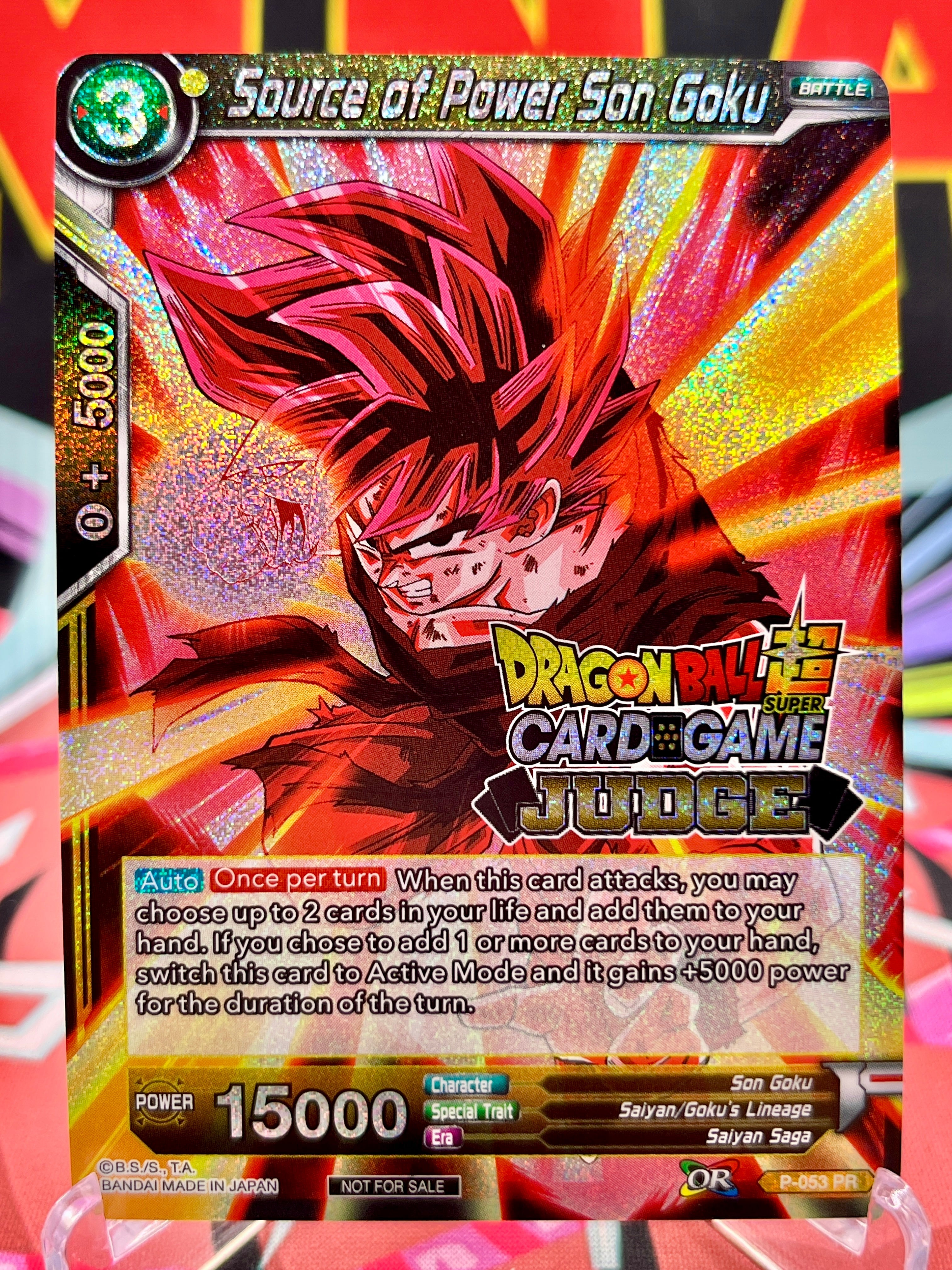 P-053 PR Source of Power Son Goku [JUDGE LVL. 1] (2018)
