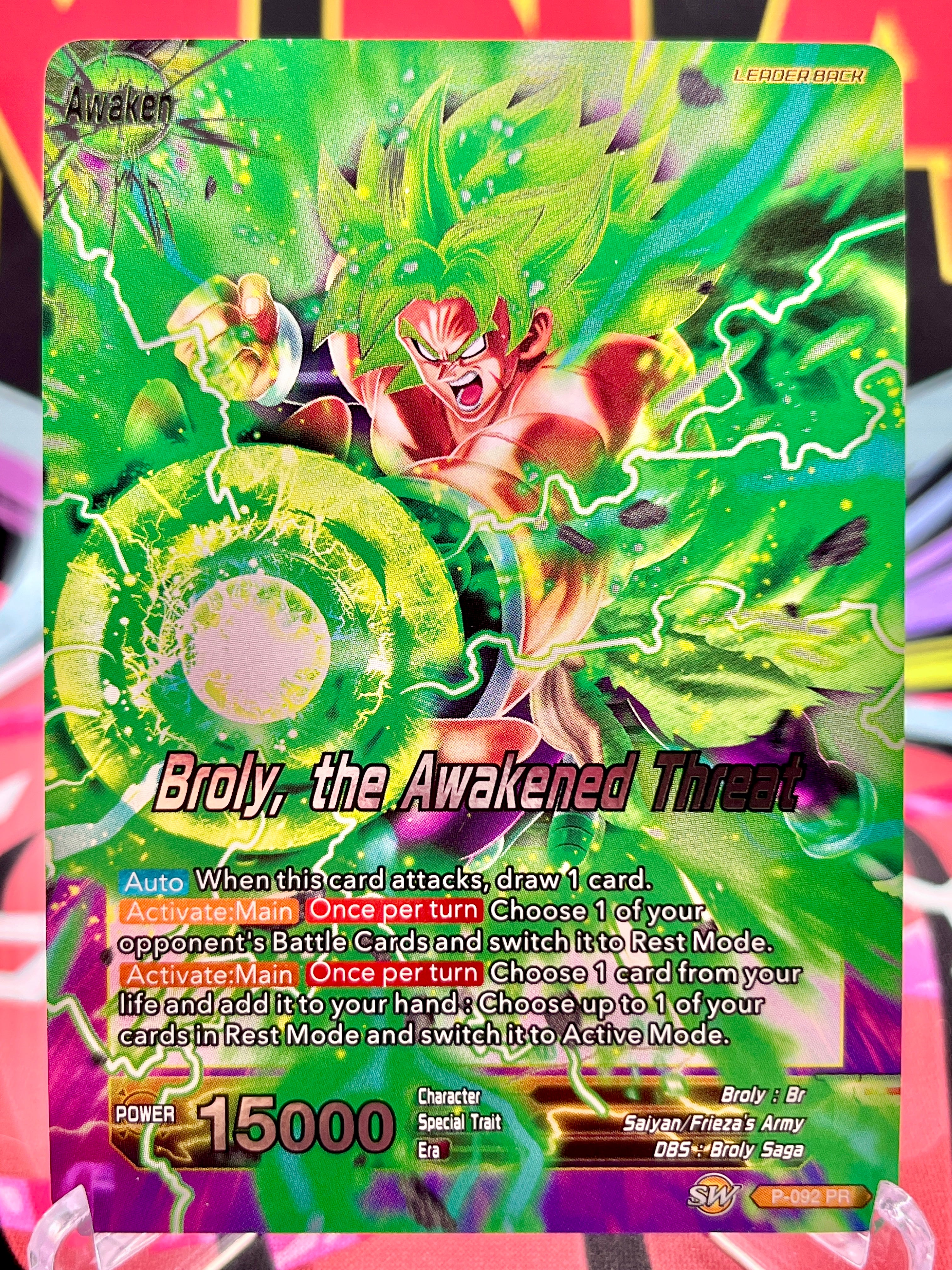 P-092 PR Broly // Broly, the Awakened Threat (2019)