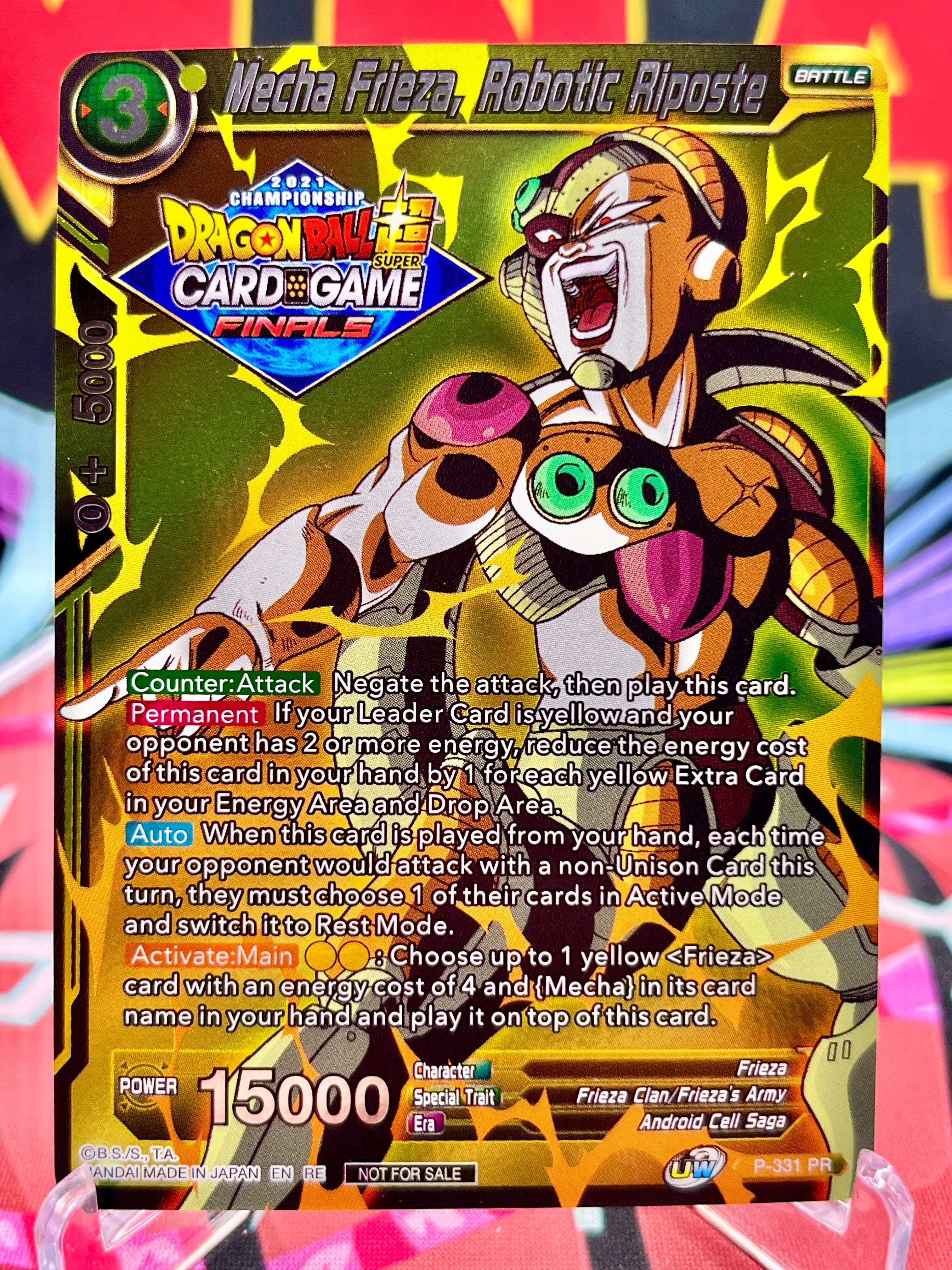 dragon ball super card game mecha frieza - Fusion World - FB01 - Awakened Pulse You may draw 1 card Dragon Ball Super Card Game