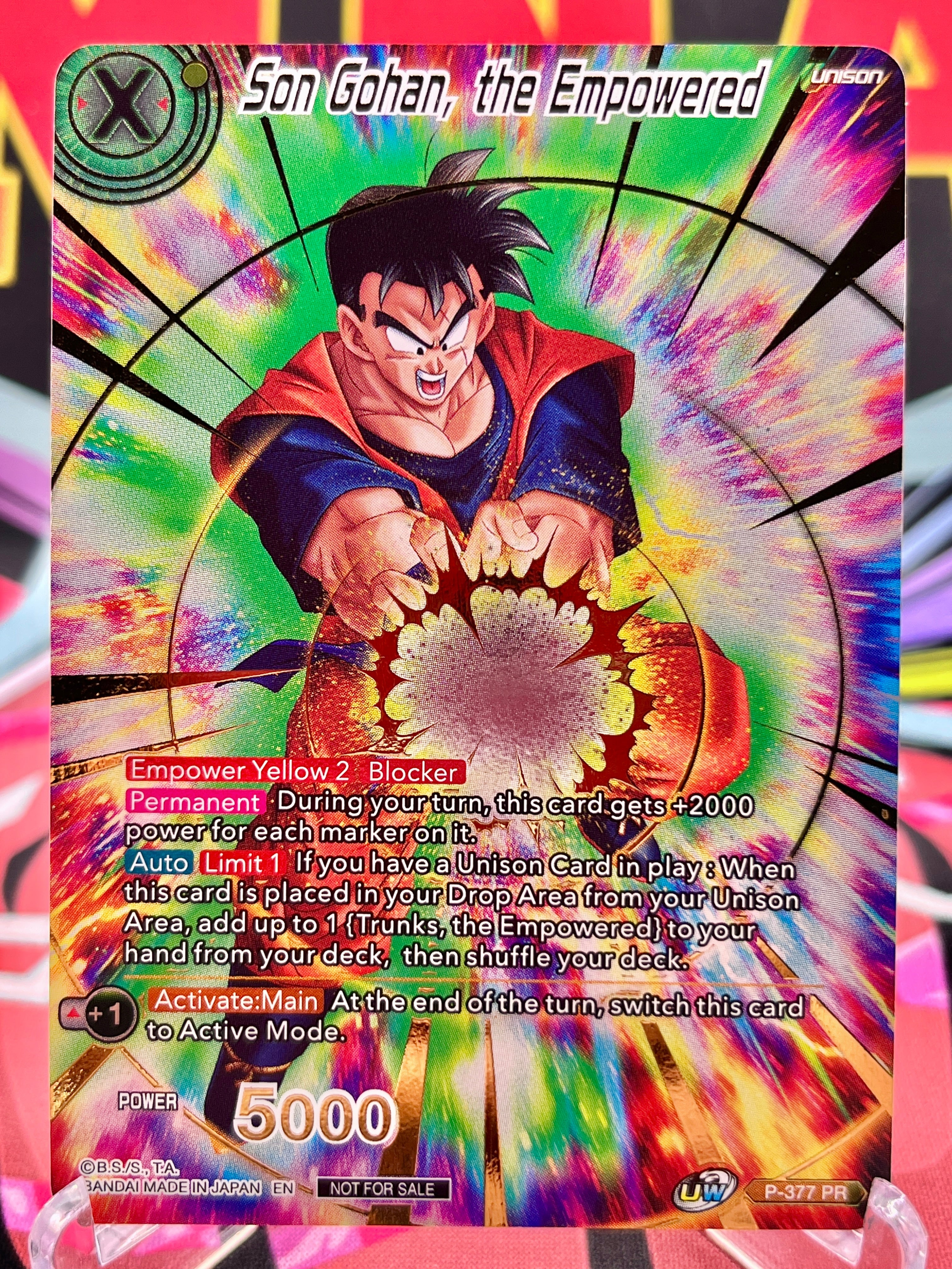 P-377 PR Son Gohan, the Empowered [Gold Stamped] (2022)