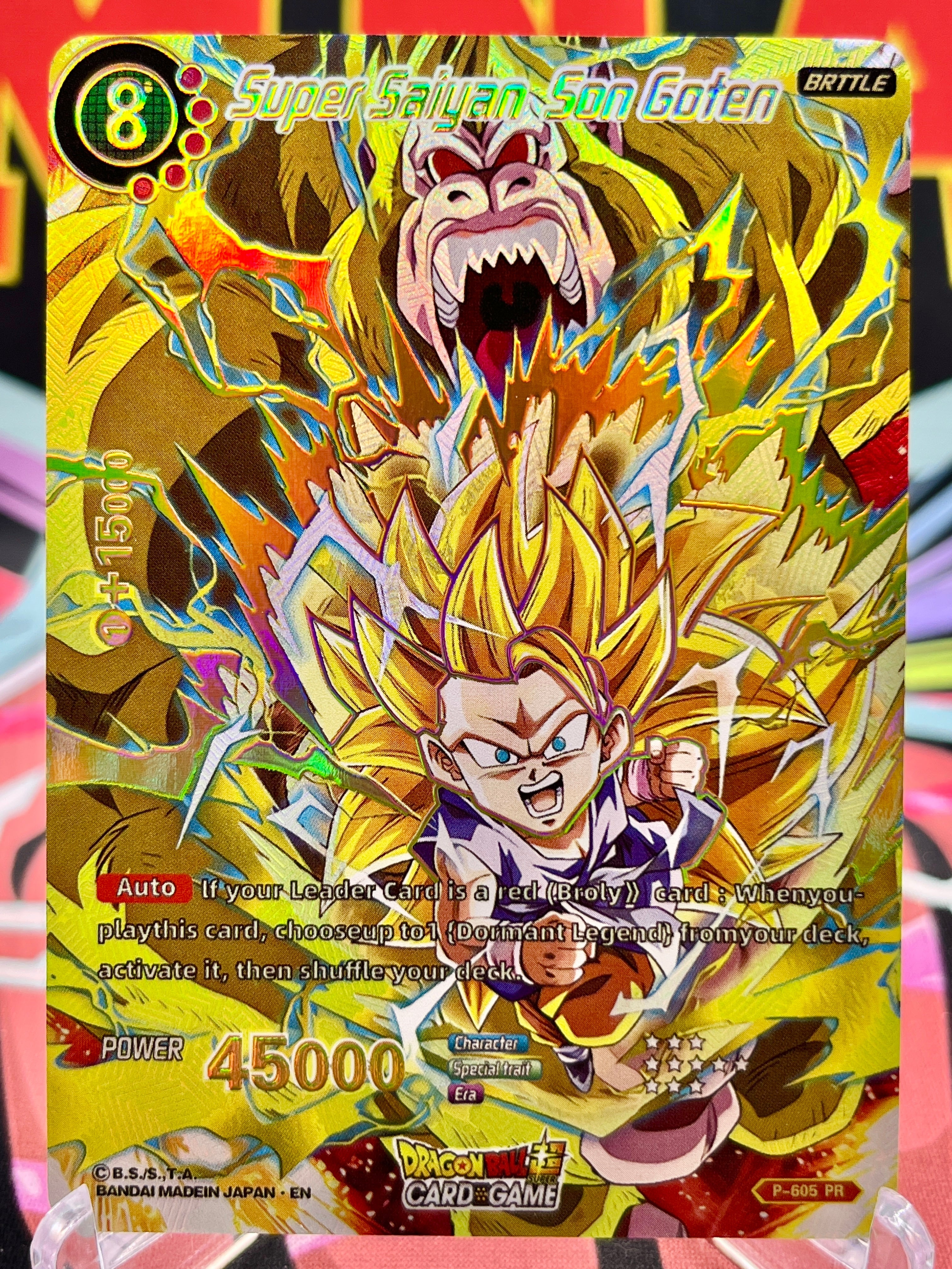 P-605 PR Son Goku Art Card