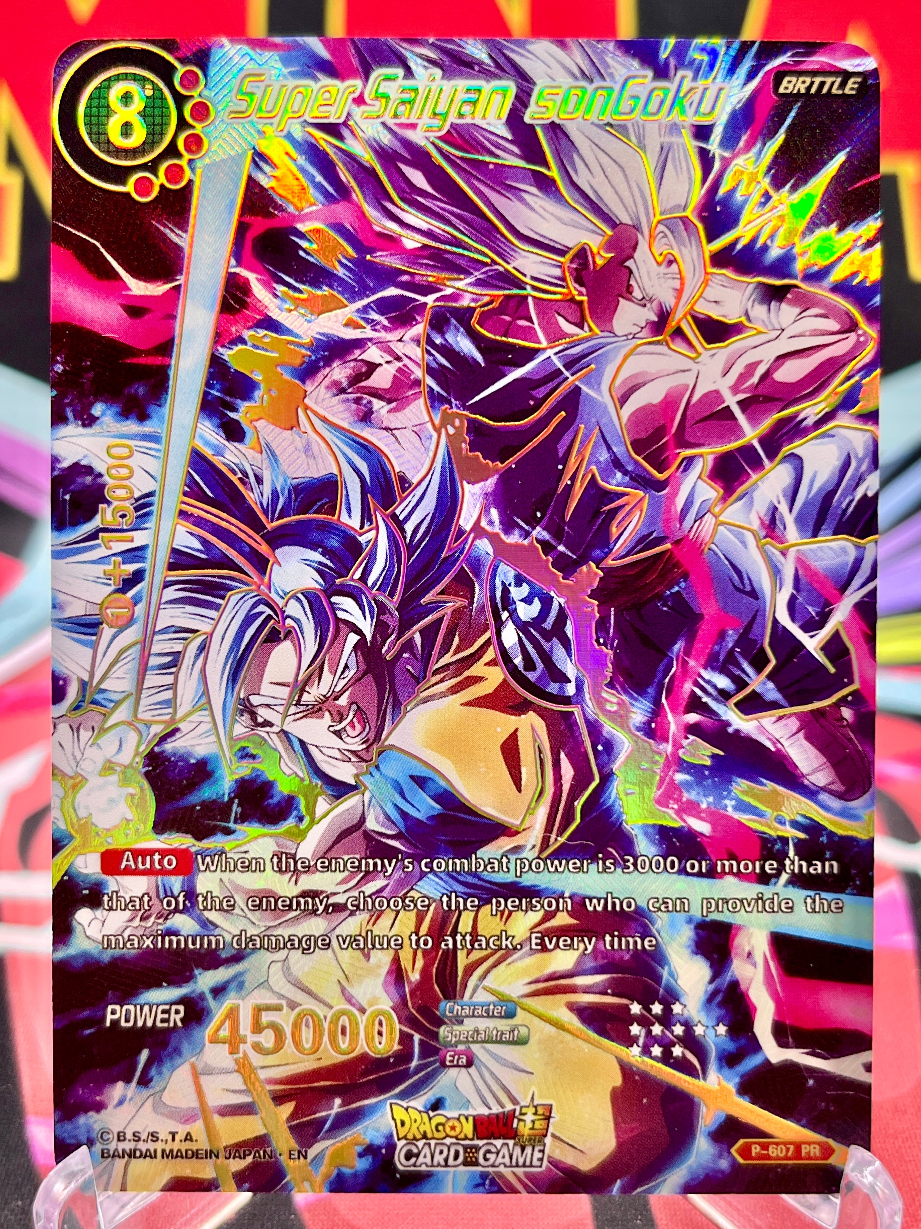 P-607 PR Son Goku & Gohan Art Card