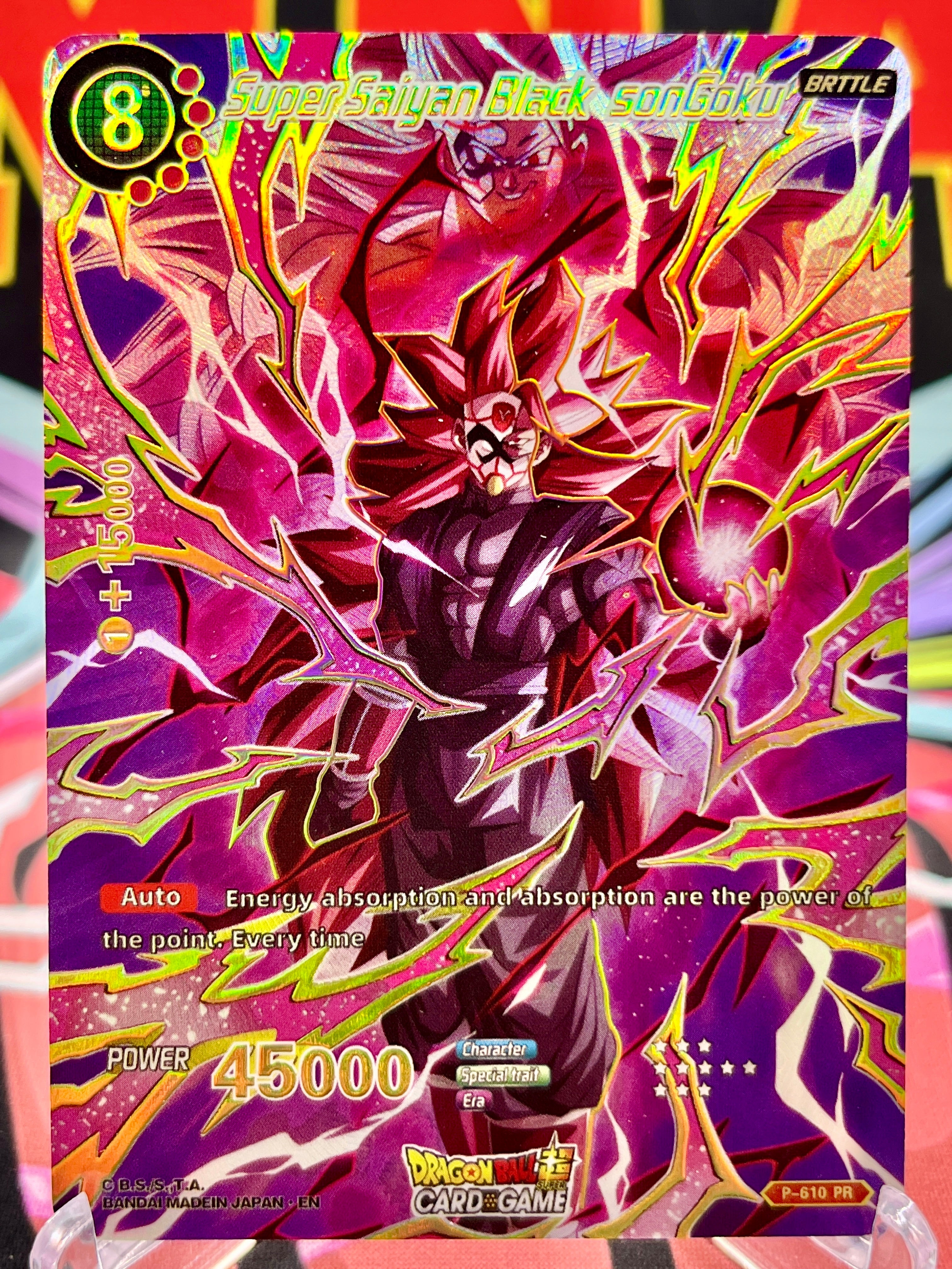P-610 PR Crimson Masked Saiyan Art Card