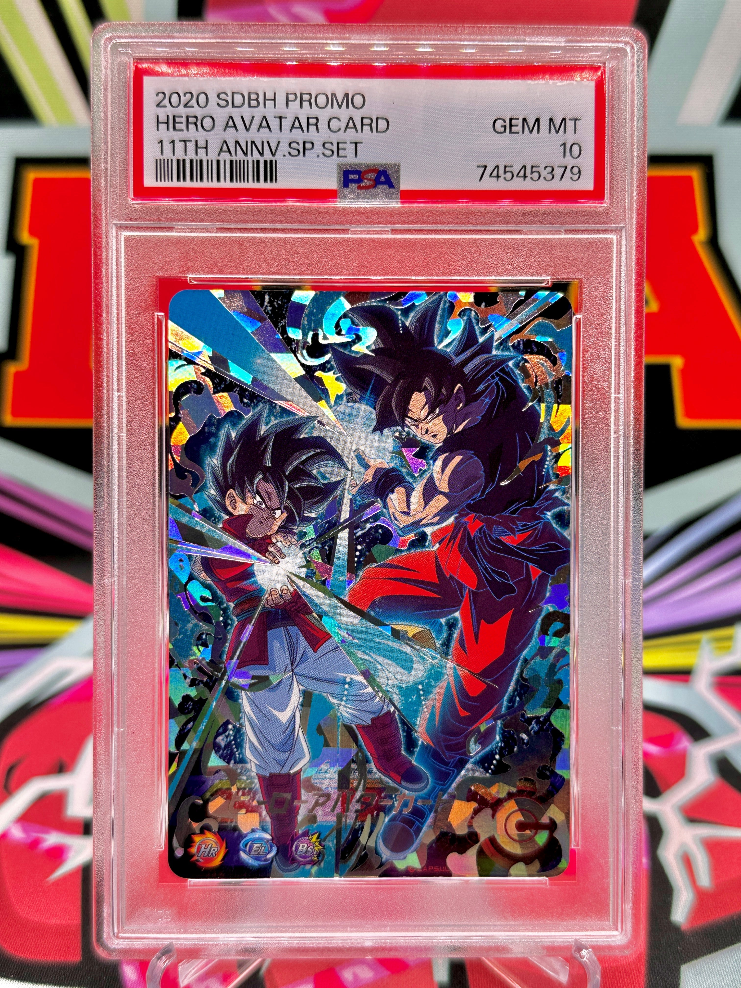 PSA 10 AVA-126 Ultra Instinct -Sign- Son Goku & Avatar [11th Anniversary Set] (2022)