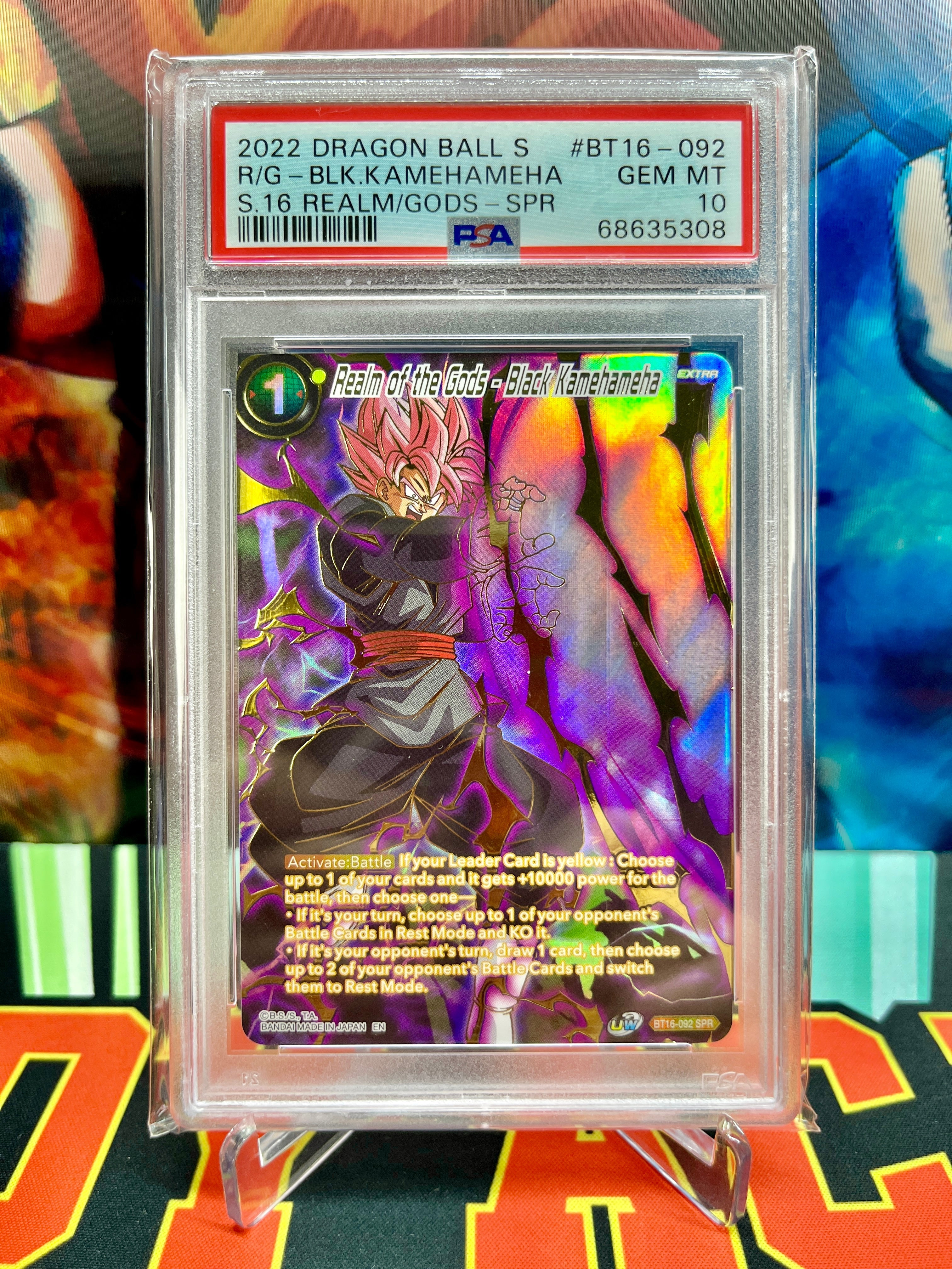 PSA 10 BT16-092 Realm of the Gods - Black Kamehameha SPR (2022)