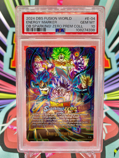 【PSA10】スパーキングゼロ エナジーマーカー 特典 プロモ 連番 PSA_10_E-