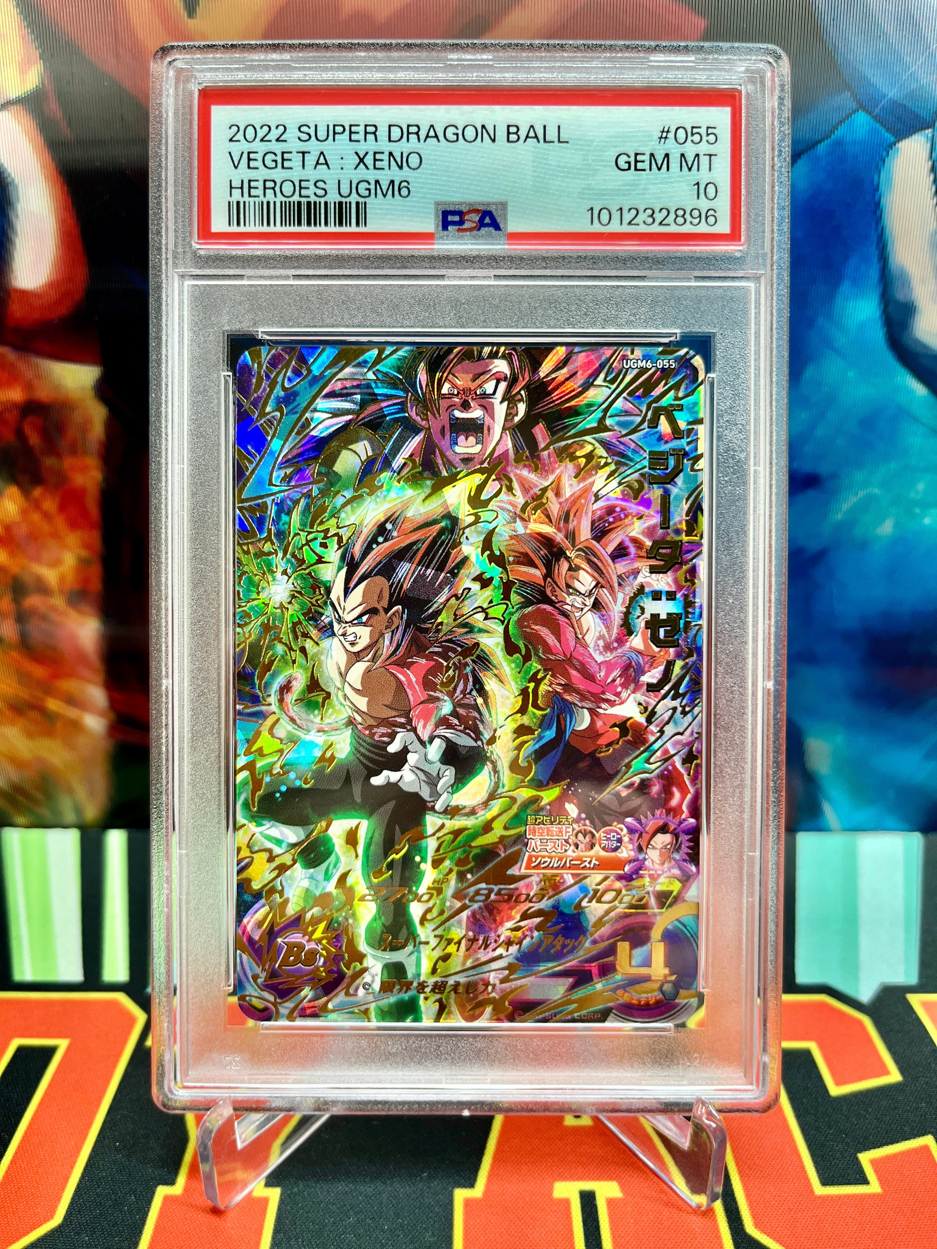 PSA 10 UGM6-055 Vegeta, Goku, & Gogeta: Xeno Ultimate (2023)