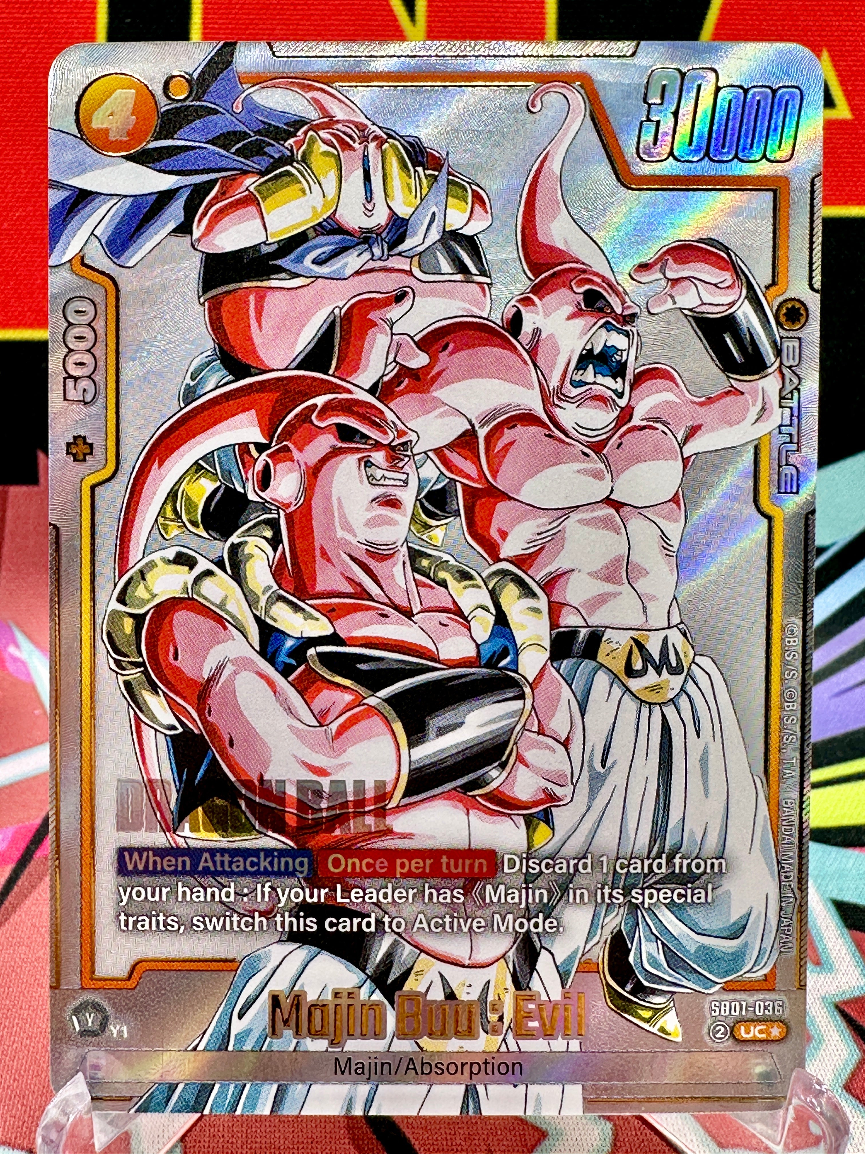SB01-036 UC★ Majin Buu: Evil [Alternate Art] (2025)