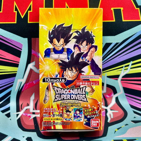 【 Dragon ball fan 　】   パラレル　未開封　３枚セット Dragon Ball Super Divers First Pack Box (2024)