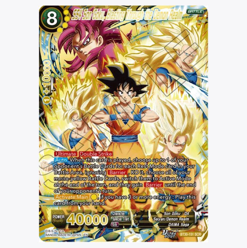 Three Glorious Fighters Booster Box (BT30)