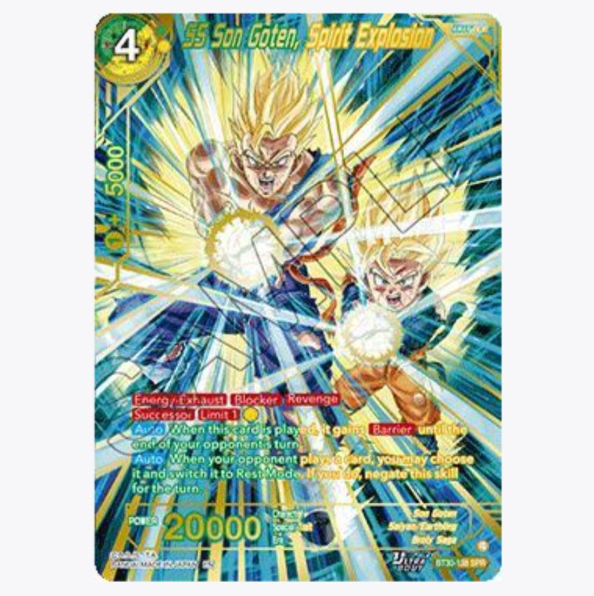 dragon ball super card game supreme rivalry booster box Three Glorious Fighters Booster Box (BT30)