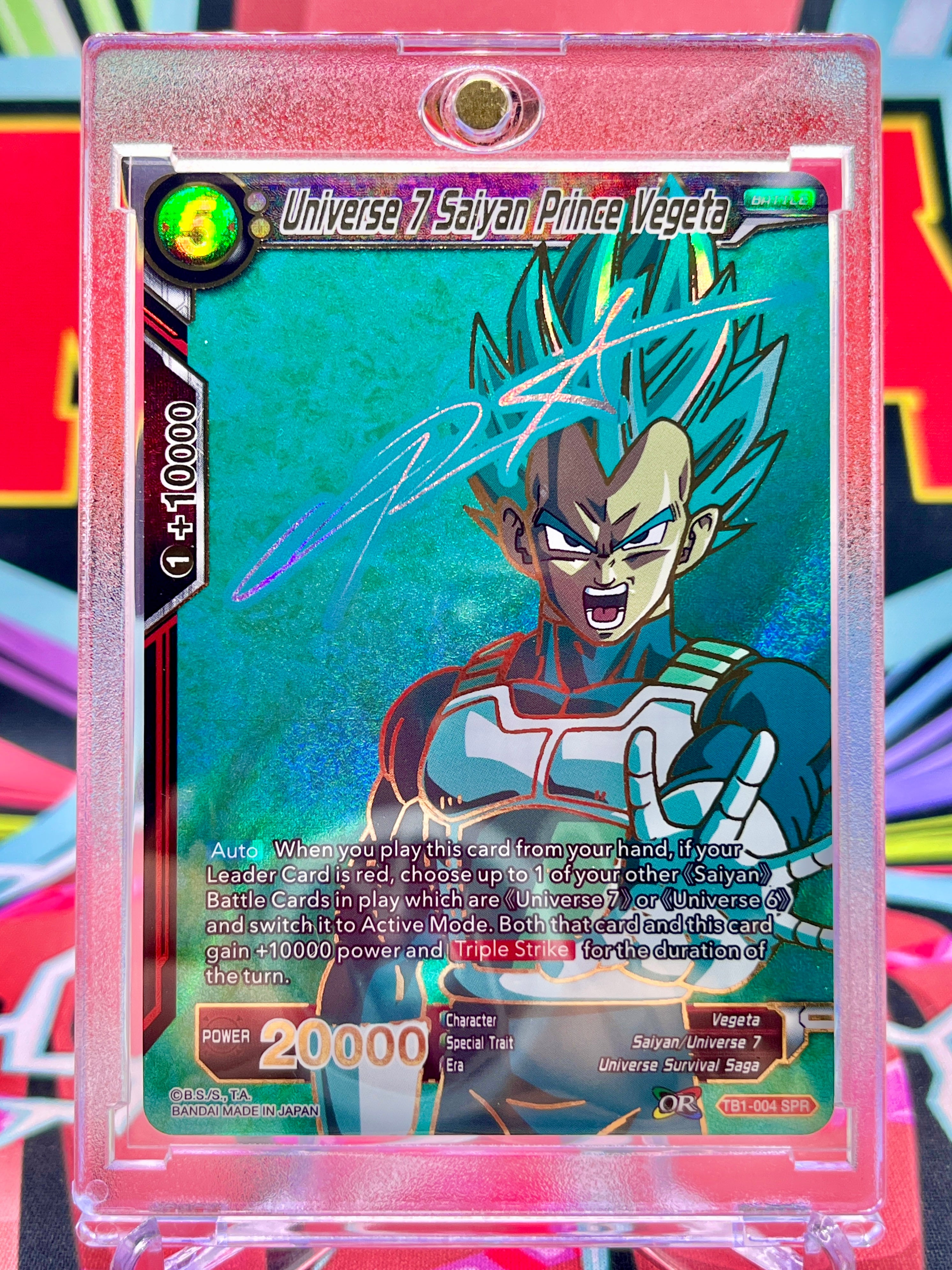 TB1-004 SPR-S Universe 7 Saiyan Prince Vegeta (2018)