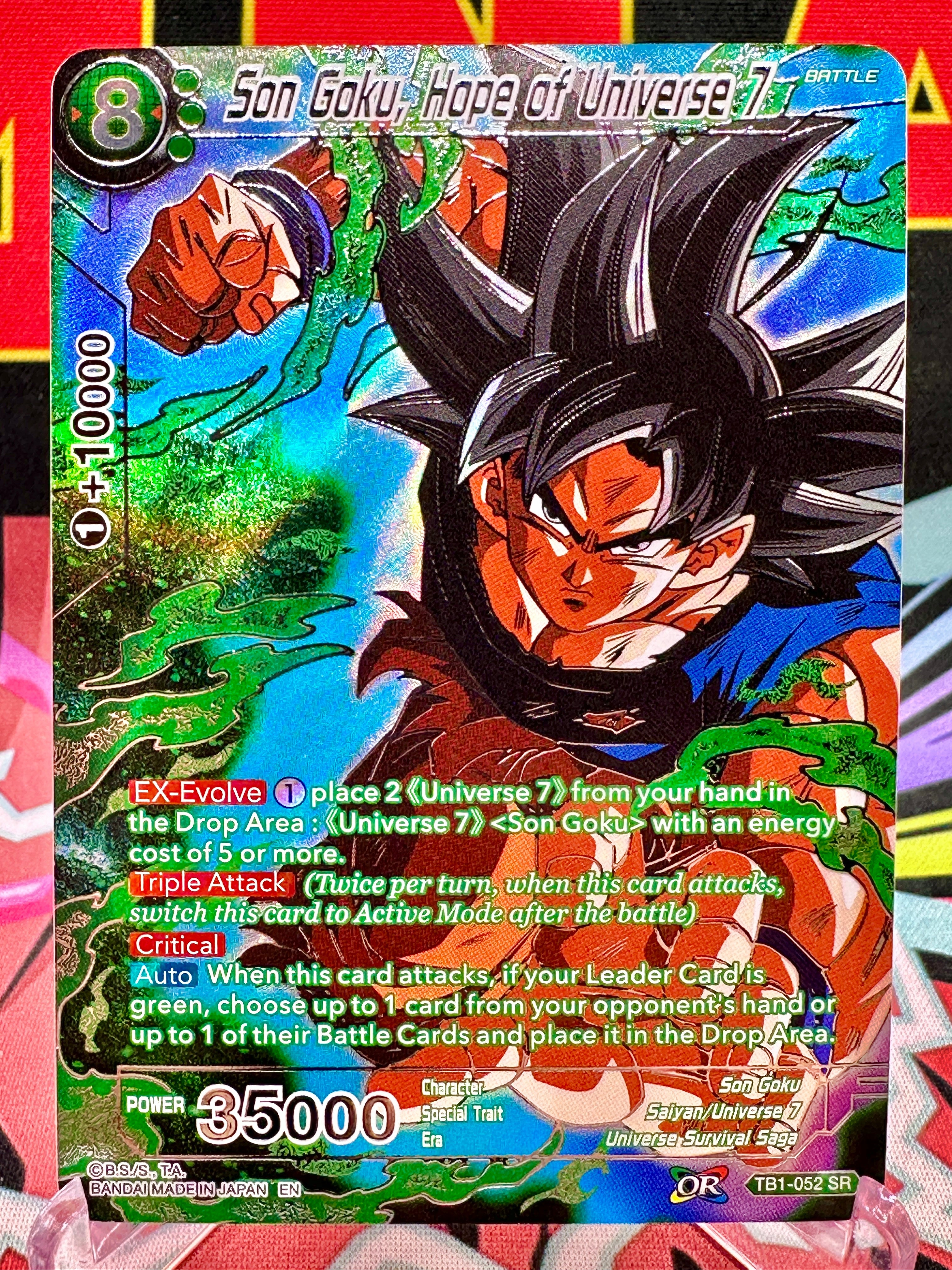 TB1-052 SR Son Goku, Hope of Universe 7 [Alternate Art] (2022)