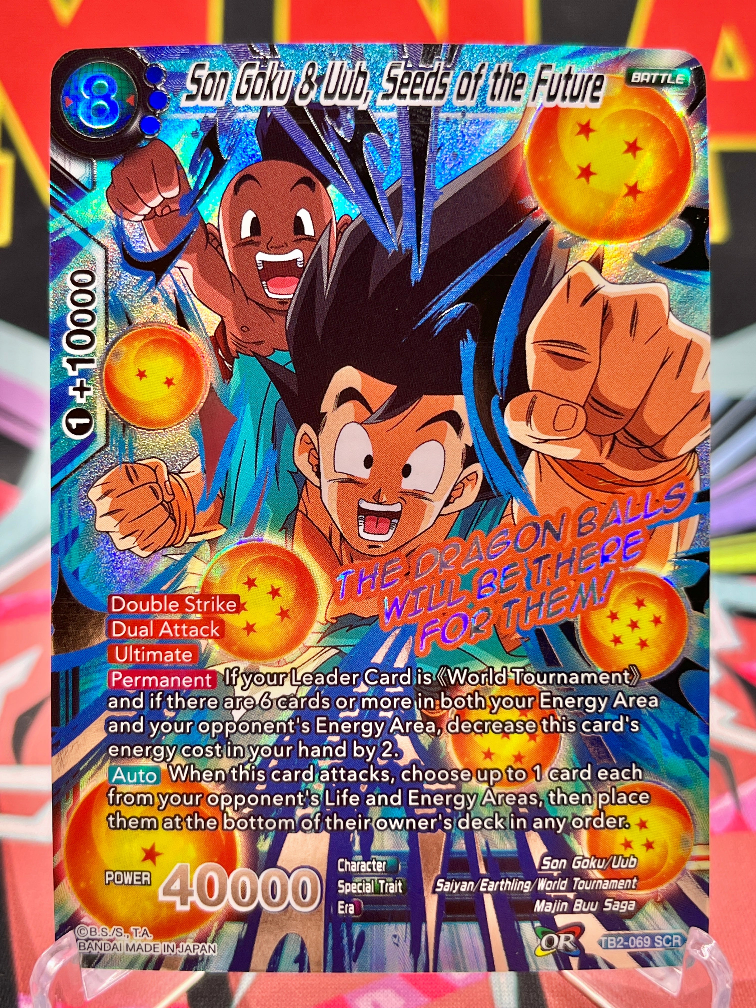 TB2-069 SCR Son Goku & Uub, Seeds of the Future (2018)